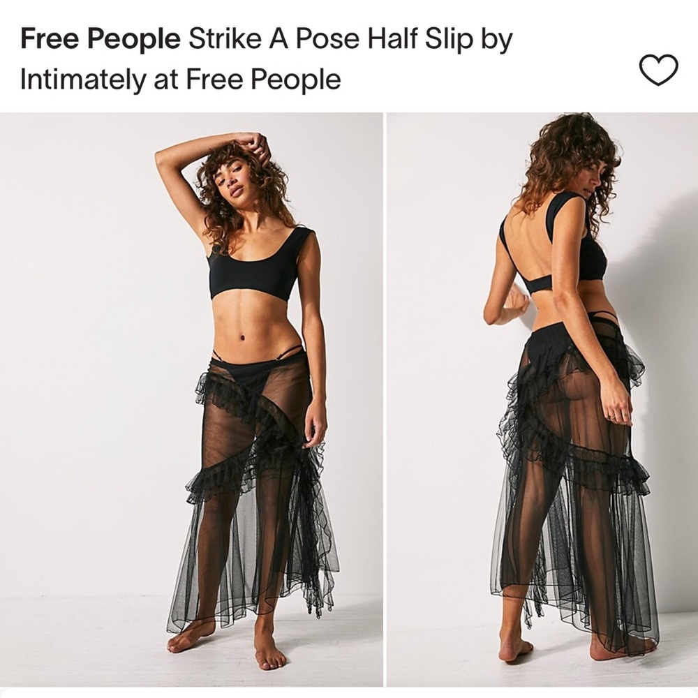 FREE PEOPLE tulle skirt!